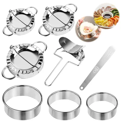 Produktbild von Teigtaschenform Ravioliform Maultaschenform - Edelstahl - 8 Stück - Set für die Küche