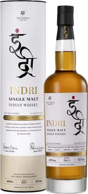 Produktbild von Indri Trini - The Three Wood - Single Malt Indian Whisky