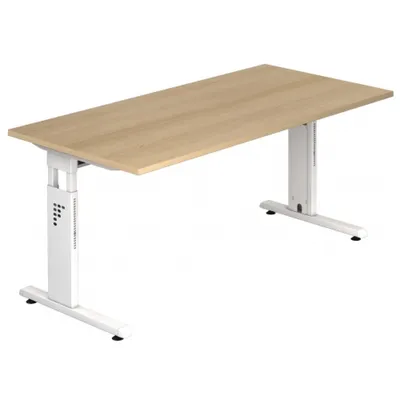 Zdjęcie produktu dla HAMMERBACHER VOS16/E/W Schreibtisch 160cm eiche,ws
