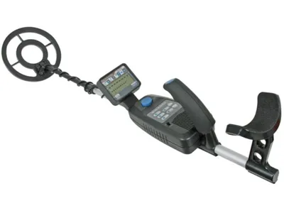 Produktbild von Velleman Metalldetektor mit wasserdichter 22 cm Suchspule, Suchtiefe bis 27 cm, LCD Display,