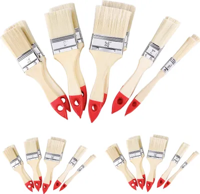 Produktbild von MONZANA® Malerpinsel 30tlg Set 5 versch. Größen für Holzlasur Lacke Farbe Pinselset Lasurpinsel Lackierpinsel Malpinsel