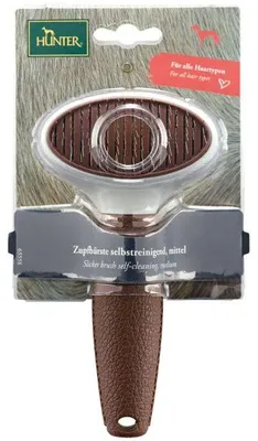 Immagine prodotto di Hunter Dog Spazzola Spazzola Spazzola Spa Autopulente S (16 x 7 cm)