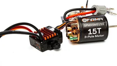 Imagen del producto de Motor Spektrum de corriente continua, modelo 540, 15T; regulador Firma, 70A, para baterías de 2-3S