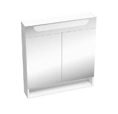 Image de Armoire de toilette avec éclairage RAVAK Classic II miroir 70 x 76 x 14 cm X000001470