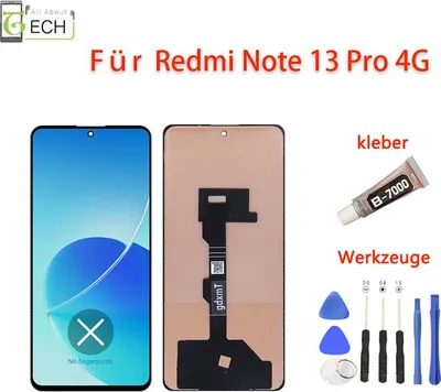 Produktbild von Für Xiaomi Redmi Note 13 Pro 4G 23117RA68G LCD Display Bildschirm