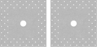 Produktbild von Isolbau Perforierte Wandmanschette P3 Grau - 2 Stück 120 mm Dichtband - Wasserdichte Manschette für Sanitär, Dusche, Bad, Fliesen, Isolierung Abdichtung Dichtmanschette für Innen- & Außenbereich