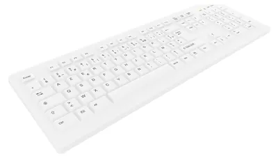 Produktbild von Contour Design Active Key AK-C8100F-FU1-W/FR, Volle Größe (100%), Kabellos, RF Wireless, Scherenschalter, AZERTY, Weiß