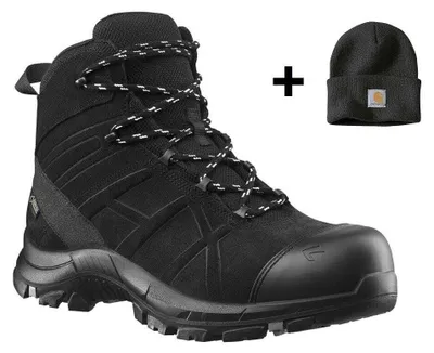 Obrázok produktu pre HAIX bezpečnostná obuv BLACK EAGLE Safety 53 mid black, pracovná obuv S3, nepremokavá, bez kovov, ESD podrážka, priedušná Veľkosť:EU 42 / UK 8