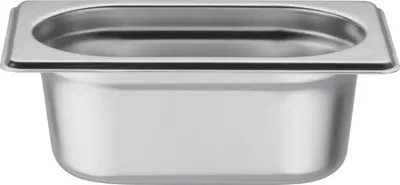 Zdjęcie produktu dla Pojemnik Assheuer und Pott GN 1/9-65 mm ze stali nierdzewnej, 0,6 litra