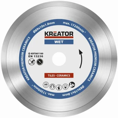 Produktbild von Diamant Premium Trennscheibe ø 89 x 10 x 1,8 mm Nassschnitt Keramik Fliesen