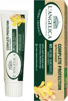 Produktbild von Langelica Zahnpasta Ingwer 75ml Vollschutz ohne Fluorid Naturkosmetik