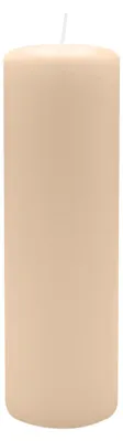 Produktbild von Flachkopf-Stumpenkerzen Champagner 200 x Ø 60 mm, 4 Stück