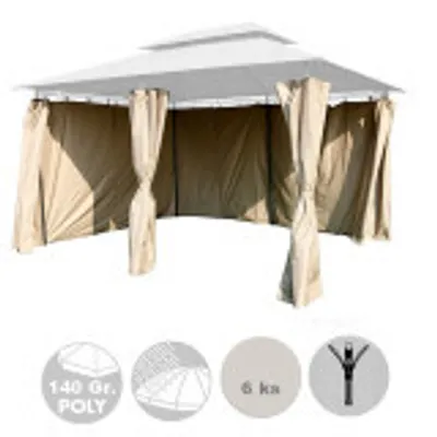 Produktbild von 6er-Set Seitenteile LEX Pavillon 4 x 3m PA beschichtet wasserabweisend