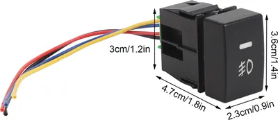 Zdjęcie produktu dla 4-biegunowy przełącznik przyciskowy 12 V z kierunkowskazami LED, kompatybilny z listwą świateł przeciwmgielnych do jazdy dziennej dla BR-V CITY FIT JAZZ HR-V Vezel