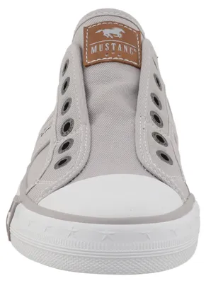 Produktbild von Mustang Damen Sneaker Ziernähte Slipper Gummizug 26M0242008, Größe:39 EU, Farbe:Grau