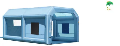 Obrázok produktu pre Nafukovacia striekacia kabína, efektívny filtračný systém, robustná konštrukcia, 4,1 m × 6,4 m × 3 m
