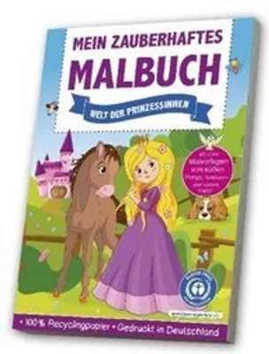 Produktbild von zauberhaftes Malbuch: Welt der Prinzessinnen