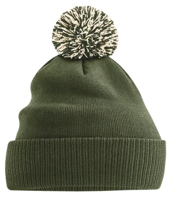 Image de Beechfield - Bonnet « Snowstar » LT6258 (taille unique) (vert olive)
