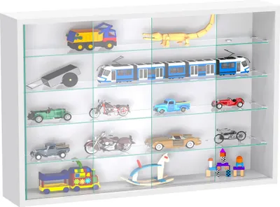 Produktbild von VDD Vitrine stehend Hängevitrine - Schiebetüren - 75 x 55 x 14 cm