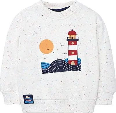 Produktbild von Boboli Fleece Sweatshirt Weiß 6 Years Junge Weiß 6 Years