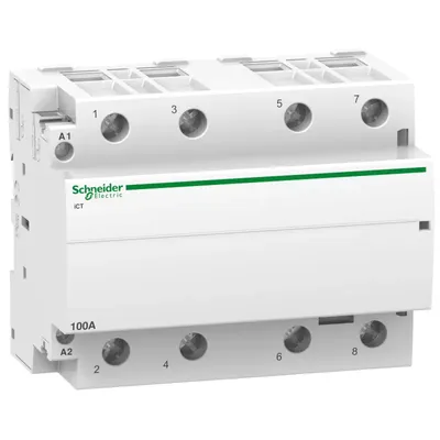 Image de APC Schneider Schneider Electric Contacteur d'installation 4S 100A 220-240VAC A9C20884