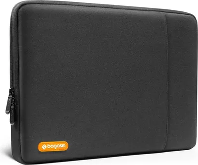 Produktbild von Bagasin Laptop Hülle Tasche 13 13,3 Zoll MacBook Air Pro M1 M2 Schutzhülle Schwarz