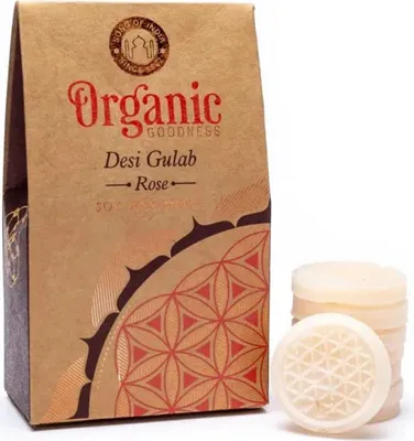 Image de Desi Gulab Rose Wax Melts - paquet de 3 pièces - 40g