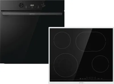 Produktbild von Gorenje Dark Pepper Set PCD - Backofen BPS6737E04DBG + Glaskeramikkochfeld ECT643BX autark