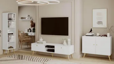 Produktbild von Wohnzimmer-Set Bolea"A" - weiß