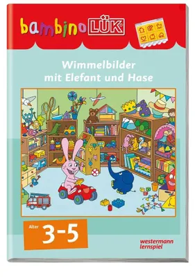 Imagen del producto de bambinoLÜK. Wimmelbilder mit Elefant und Hase