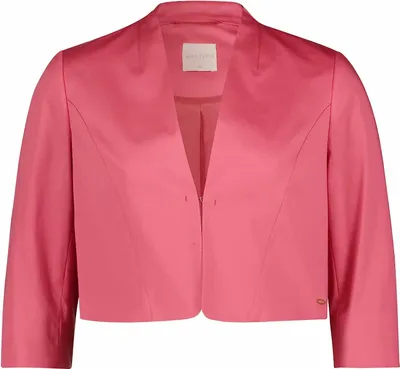 Produktbild von Betty & Co Damen Blazer tailliert mit 3/4 Arm und Stehkragen, 44 cm Länge