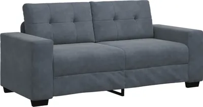 Produktbild von Zweisitzer-Sofa Dunkelgrau 180x77x82 cm Samt