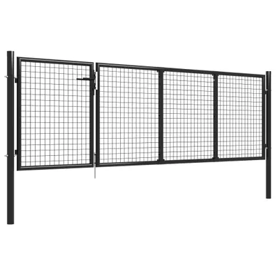 Immagine prodotto di Cancello da giardino in acciaio 350 x 100 cm antracite