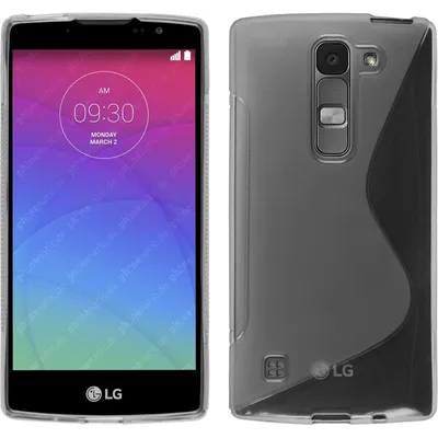 Produktbild von PhoneNatic Case kompatibel mit LG Spirit - clear Silikon Hülle S-Style + 2 Schutzfolien