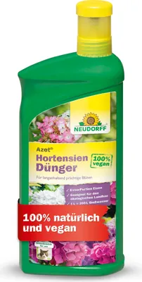 Produktbild von Neudorff  - Azet HortensienDünger 1L für 200L Gießwasser - 100 % organisch und vegan