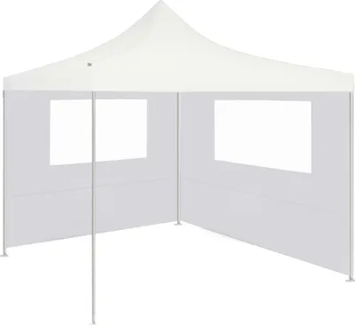 Obrázok produktu pre vidaXL Pavilón Bočná stena s oknami 4x2 m biela