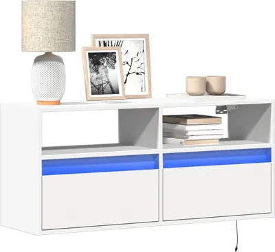 Immagine prodotto di Maison Exclusive - Mobile TV con illuminazione a LED Bianco 100x31x45 cm