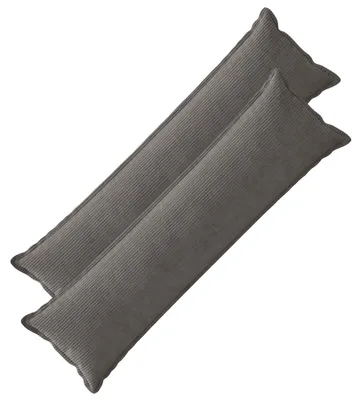 Produktbild von vidaXL Kissenbezug 2 stk. HOUTEN Dunkelgrau 40 x 145 cm Cord