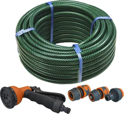 Produktbild von Faithfull Pvc Gartenschlauch mit Armaturen & Spritzpistole TK12285 (30 Metre & Fittings) (Multi Colour)
