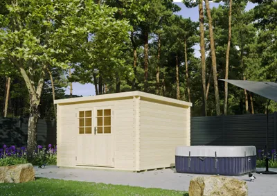Produktbild von Gartenhaus Mansfield IV 3,00x3,00 m - inklusive langlebigem EPDM-Dach