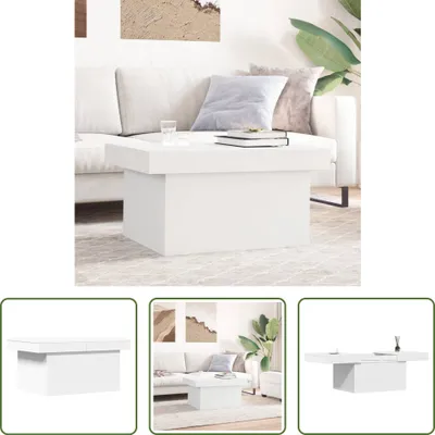 Obrázok produktu pre The Living Store konferenčný stolík biely 100x55x40 cm materiál na báze dreva