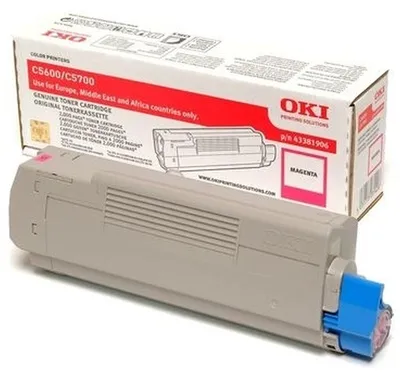 Immagine prodotto di OKI - Tonerpatrone - 1 x Magenta - 2000 Seiten - für C5600dn, 5600n, 5700dn, 5700n (43381906)
