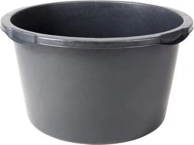 Produktbild von Robuster Mörtelkübel 65 Liter Schwarz mit schweren Griffen