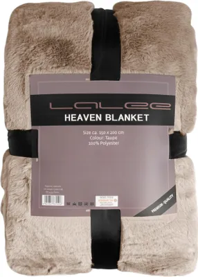 Produktbild von Plüschdecke Happy, 200 x 150 cm, 100% Polyester