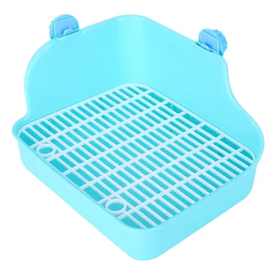 Image de Toilette carrée pour petits animaux pour la cage des lapins, des chinchillas et des cochons d'Inde Vert