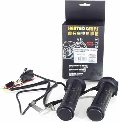 Zdjęcie produktu dla Ogrzewane Chwyty Motocyklowe, Czarne, Oxf-55560, Komplet, Ox