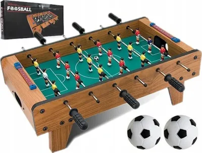 Produktbild von Tischfußballspiel Tischkicker Kickertisch mit Griffen Kicker 50 x 25 x 11,5 cm