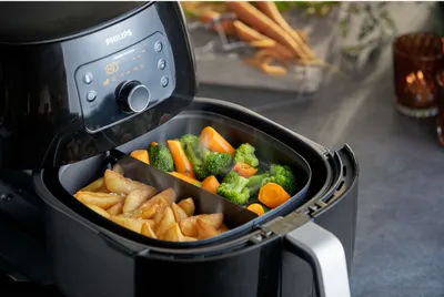 Produktbild von Philips Airfryer XXL Party Kit Zubehör, passend für Airfryer XXL HD96x, HD97x und HD98x (HD9950/00)