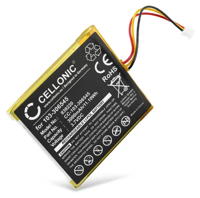 Immagine prodotto di CELLONIC 1x Batteria per Smart home Compatibile con Visonic PowerMaster 360R, PowerMaster 360, 103-306545 – ( 3000mAh, 3.7V)