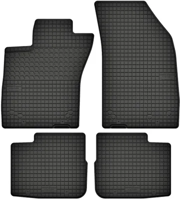 Produktbild von Gummimatten passend für FIAT Tipo II Sedan/Hatchback/Kombi (ab 2015)  Gummi Fußmatten Satz Schwarz + Stopper